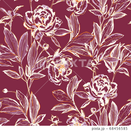 Vector botanical seamless pattern 68456585