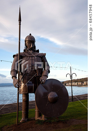 Viking Warrior Effigy at Largs Scotland 68457948
