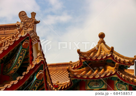 Chinese Temple Roof Detail Chinese Temple Roof Detail 68458857