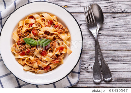 Traditional italian pasta bolognese Traditional italian pasta bolognese 68459547