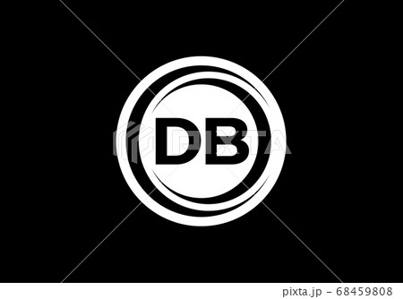 Initial Monogram Letter D B Logo Design Vector のイラスト素材