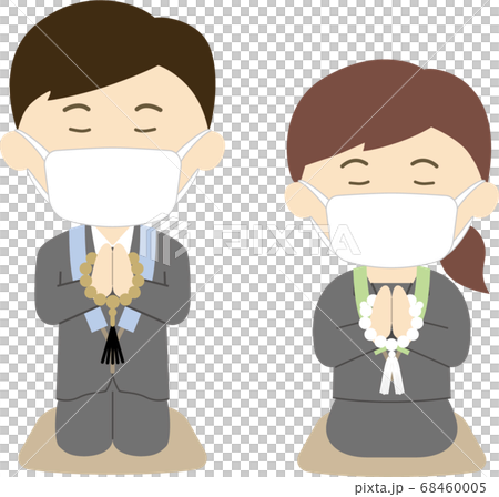 Men's and women's formal wear seiza ceremony chapter rosary mask Men's and women's formal wear seiza ceremony chapter rosary mask 68460005