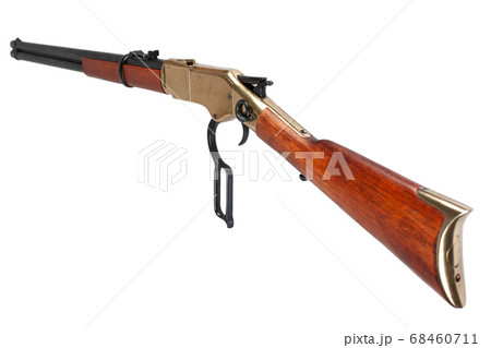 Wild west period .44-40 lever-action rifle Wild west period .44-40 lever-action rifle 68460711