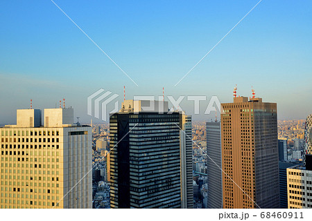 東京都庁から都市の夕景 東京都庁から都市の夕景 68460911