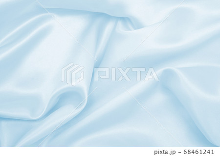 Smooth elegant blue silk or satin luxury cloth Smooth elegant blue silk or satin luxury cloth 68461241