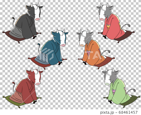 ソーシャルディスタンス牛 ソーシャルディスタンス牛 68461457