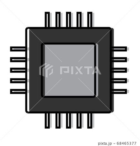 Isolated memory stick icon 68465377