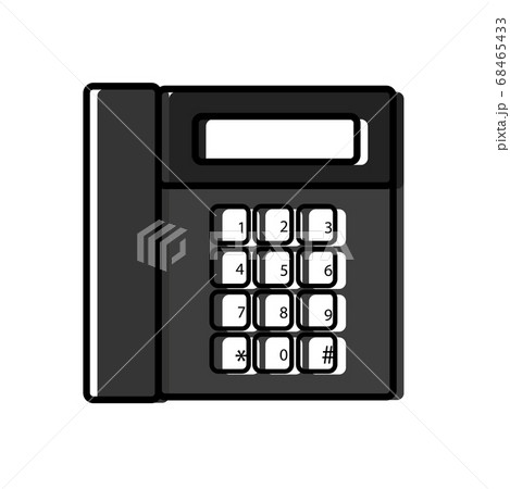 Isolated telephone icon Isolated telephone icon 68465433