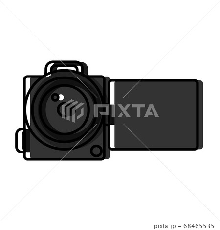 Isolated video camera icon 68465535