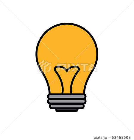 Isolated lightbulb icon 68465608