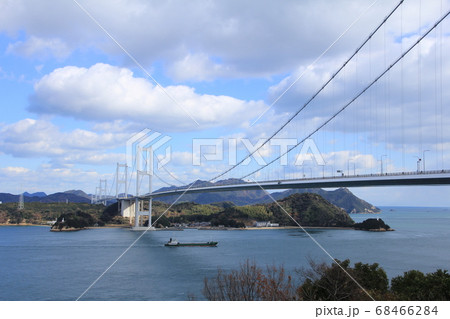 しまなみ海道　来島海峡大橋	 68466284