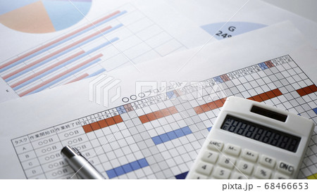 進捗管理表でスケジュールを管理　予定表 68466653