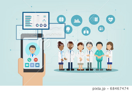 Online Doctor concept Online Doctor concept 68467474