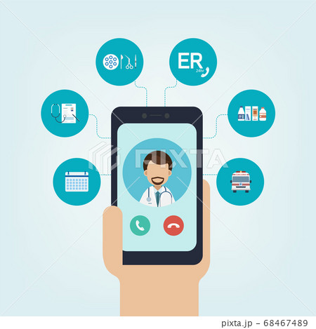 Online Doctor concept Online Doctor concept 68467489