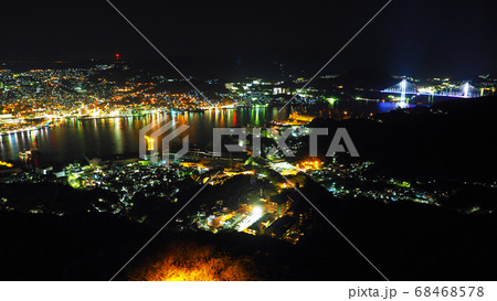 長崎の夜景(定額版:稲佐山より撮影) 長崎の夜景(定額版:稲佐山より撮影) 68468578