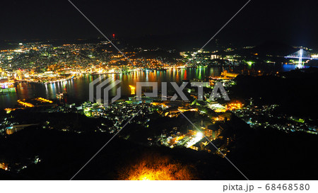 長崎の夜景(定額版:稲佐山より撮影) 長崎の夜景(定額版:稲佐山より撮影) 68468580