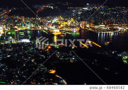 長崎の夜景(定額版:稲佐山より撮影) 長崎の夜景(定額版:稲佐山より撮影) 68468582