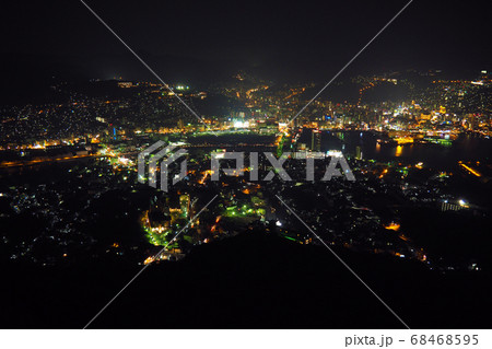 長崎の夜景(定額版：稲佐山より撮影) 68468595