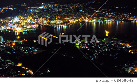 長崎の夜景(定額版：稲佐山より撮影) 68469048