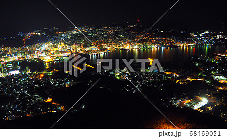 長崎の夜景(定額版：稲佐山より撮影) 68469051