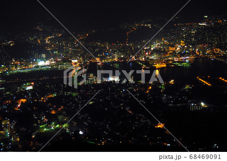 長崎の夜景(定額版：稲佐山より撮影) 68469091