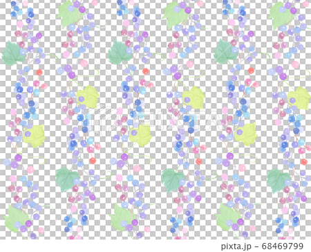 水彩で描いた野ブドウの背景 68469799