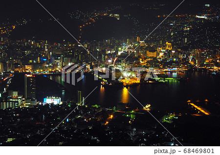 長崎の夜景(定額版：稲佐山より撮影) 68469801