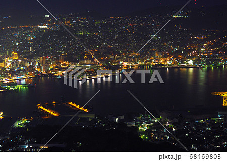 長崎の夜景(定額版:稲佐山より撮影) 長崎の夜景(定額版:稲佐山より撮影) 68469803