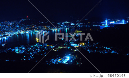 長崎の夜景(定額版：稲佐山より撮影) 68470143