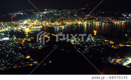 長崎の夜景(定額版:稲佐山より撮影) 長崎の夜景(定額版:稲佐山より撮影) 68470145