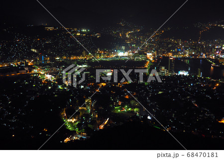 長崎の夜景(定額版：稲佐山より撮影) 68470181
