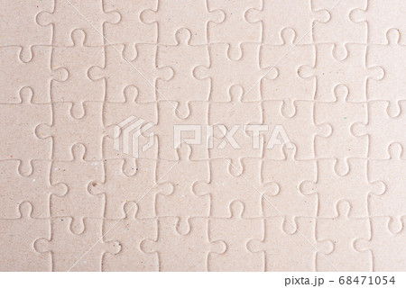 full white jigsaw puzzle 68471054