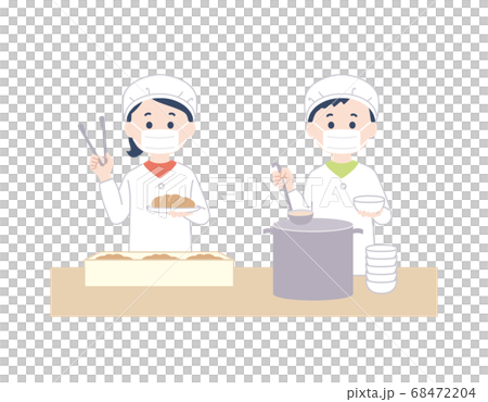 小学生_給食当番 68472204