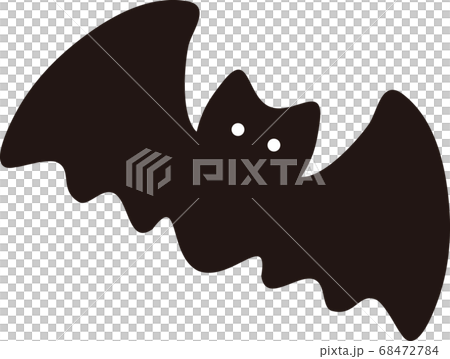 Halloween ghost bat illustration material 68472784