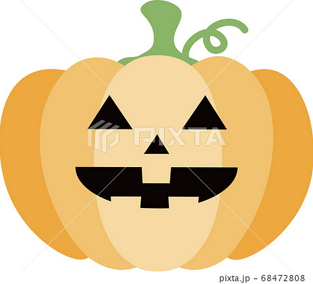 ハロウィン 秋 かぼちゃ おばけ イラスト素材のイラスト素材 68472808 Pixta