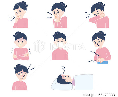 風邪症状_女の子 風邪症状_女の子 68473333