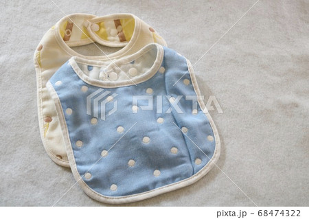 ベビー、ガーゼのよだれかけスタイヒブ食事ご飯ファッション子 68474322