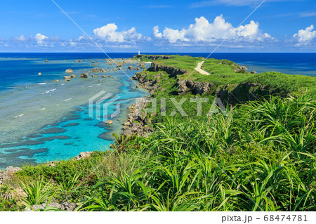 宮古島_東平安名崎の絶景 宮古島_東平安名崎の絶景 68474781