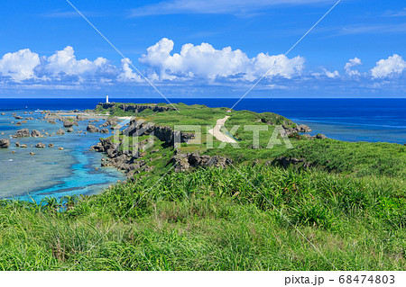 宮古島_東平安名崎の絶景 宮古島_東平安名崎の絶景 68474803