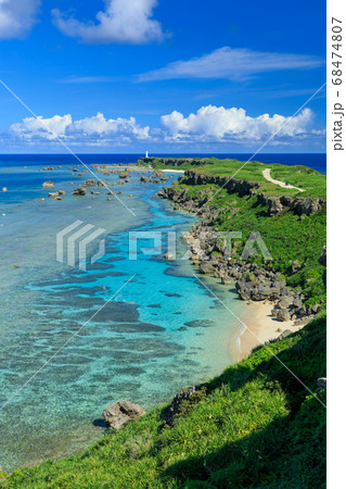 宮古島_東平安名崎の絶景 宮古島_東平安名崎の絶景 68474807