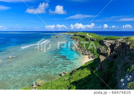 宮古島_東平安名崎の絶景 宮古島_東平安名崎の絶景 68474810