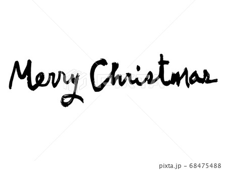 merry christmas 筆文字 merry christmas 筆文字 68475488