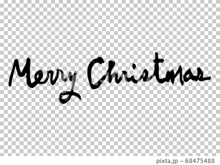 聖誕快樂書法 68475488