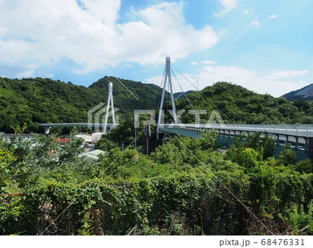藤戸橋 日の浦橋 兵庫県道568号相生壷根公園線の斜張橋 藤戸橋 日の浦橋 兵庫県道568号相生壷根公園線の斜張橋 68476331