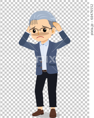 老人 老年的 沉思的 68476552