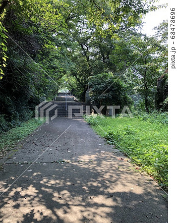 《濱田護國神社（島根県　浜田市）石段の表参道》 68478696