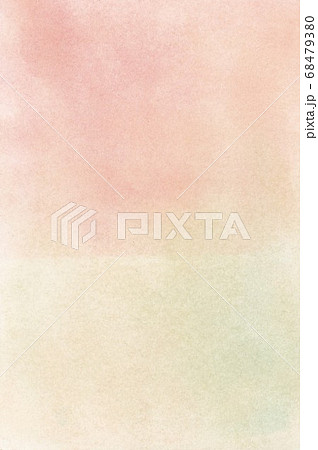 淡色背景素材オレンジ系と黄緑系のグラデーションのイラスト素材