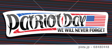 Vector banner for Patriot Day Vector banner for Patriot Day 68480448