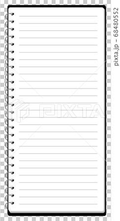 Sketchbook Ring note frame illustration * 1 page of A4 tri-fold size vector Sketchbook Ring note frame illustration * 1 page of A4 tri-fold size vector 68480552