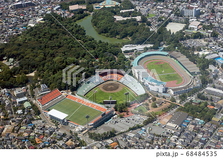埼玉県の大宮公園付近を空撮 68484535